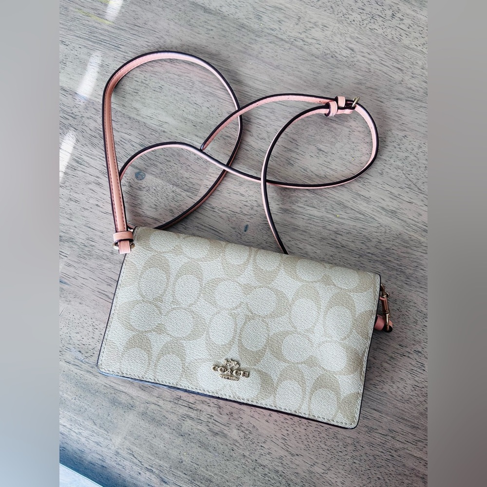 Coach Light Khaki/Faded Blush Crossbody